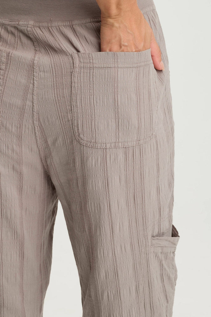 Ryle Textured Gauze Cargo Crop Pant