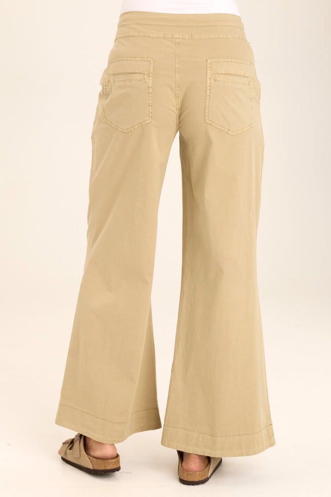 Rebecca Stretch Poplin Pleated Pant
