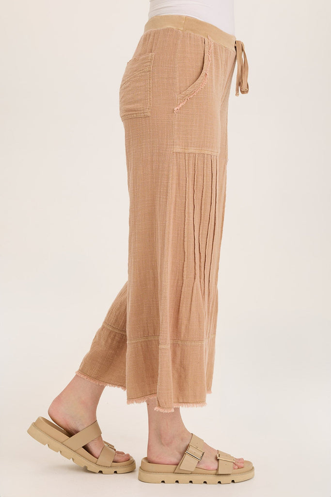 Ace Gauze Wide Leg Crop