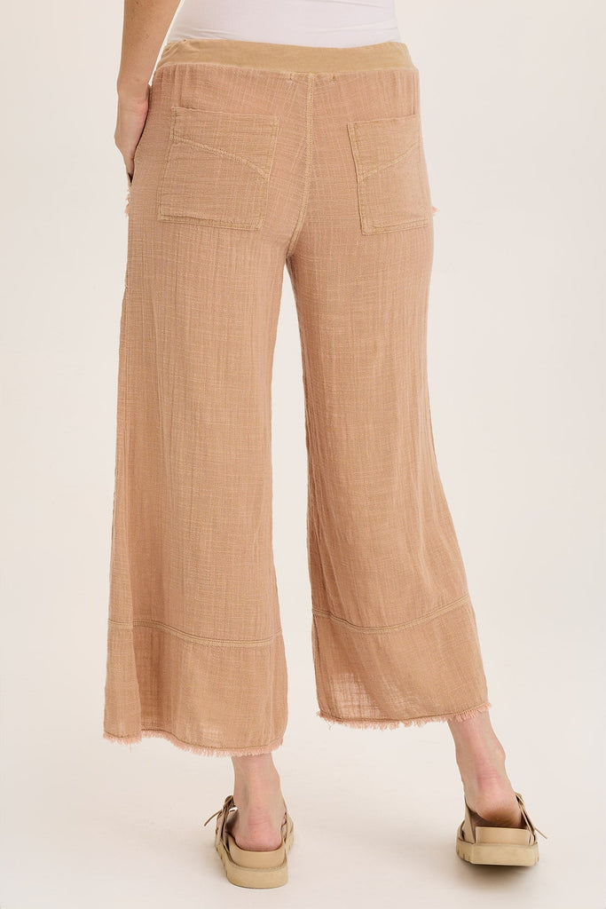 Ace Gauze Wide Leg Crop
