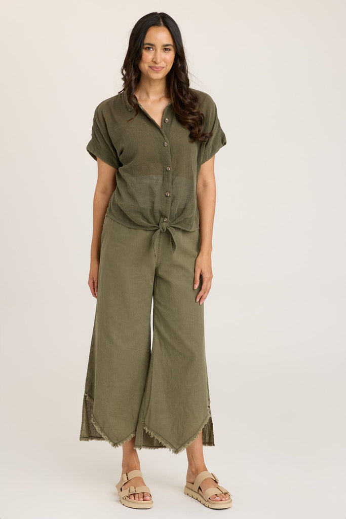 Astri Asymmetric Wide Leg Pant