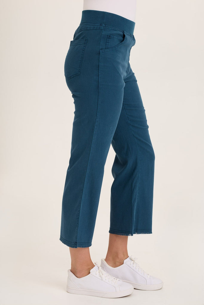 Lorilei Twill Flare Pull-On Pant