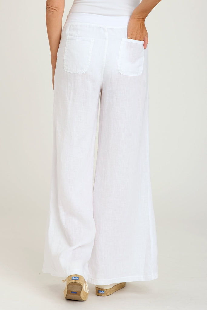 Zorba Linen Ultra Wide Leg Pant