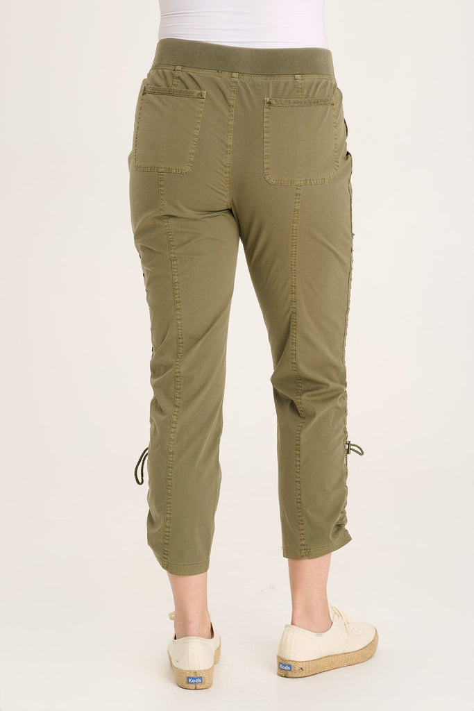 Otish Slim Poplin Crop