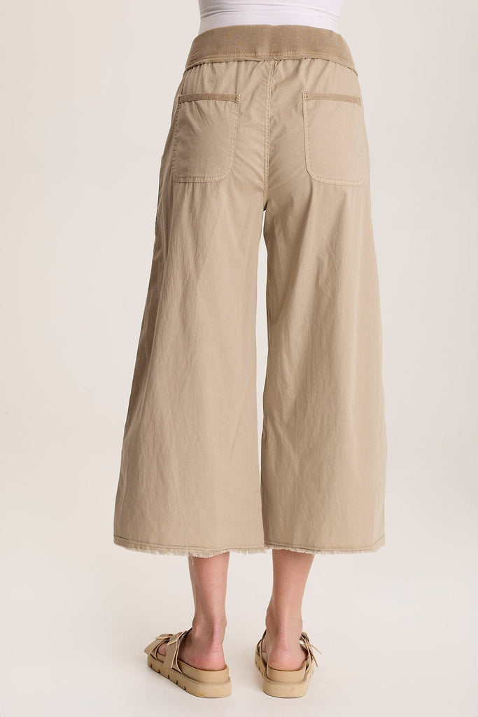 Seaver Poplin Wide Leg Crop Pant