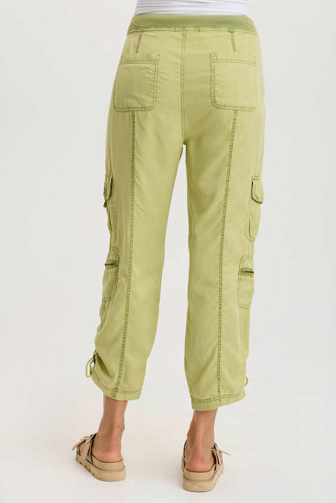 Selmy Twill Corded Cargo Crop Pant