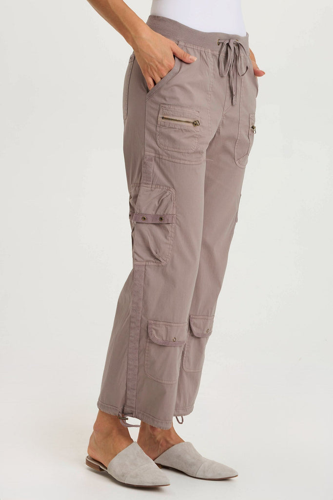 Langley Poplin Cinched Leg Cargo Pant