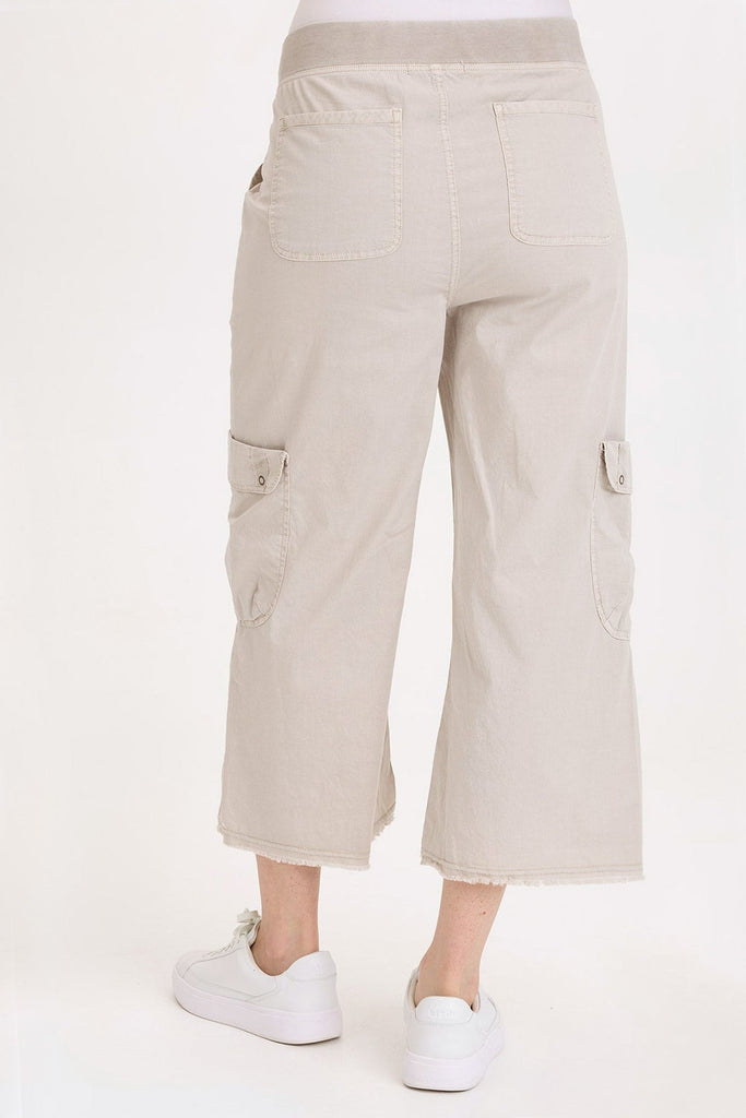Femke Stretch Poplin Cargo Crop