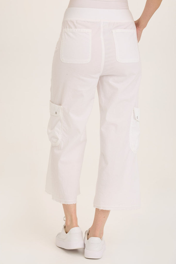 Femke Stretch Poplin Cargo Crop