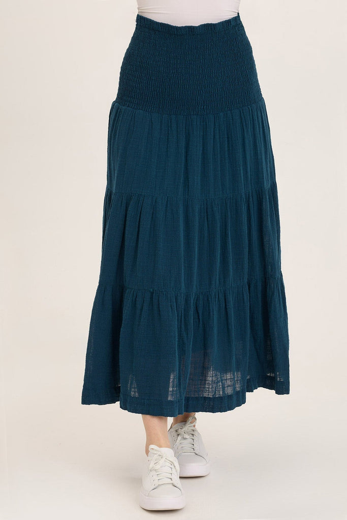 Paigene Gauze Tiered Skirt