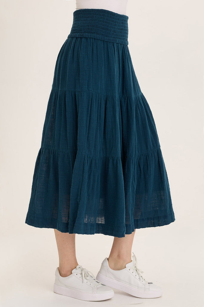Paigene Gauze Tiered Skirt