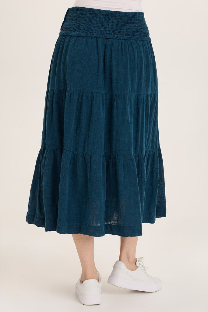Paigene Gauze Tiered Skirt